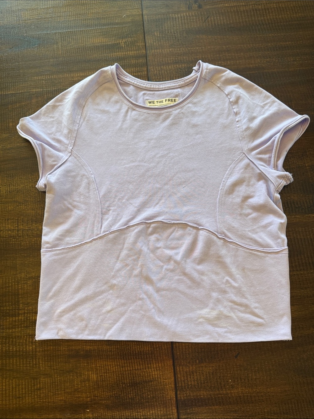 We The Free Short Sleeve Crop Top